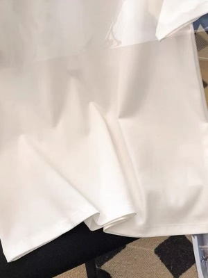 纯棉短袖t恤女白色2025夏季新款爆款正肩宽松显瘦体恤遮肚子上衣