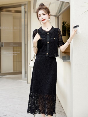 小香风成套搭配减龄套装女夏新款气质小个子高级感漂亮两件套裙装