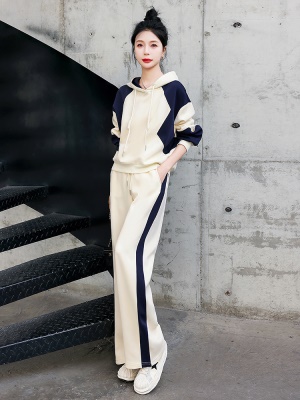 早春卫衣休闲运动套装女春秋2025年新款穿搭时尚巨显瘦遮肉两件套