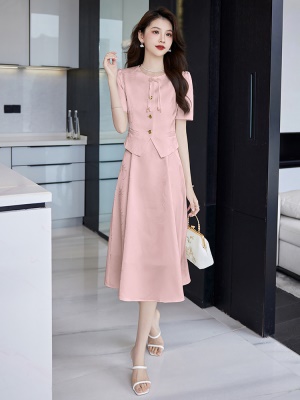 新中式流行薄西装套装裙女2025夏季新款干练气质巨好看职业两件套