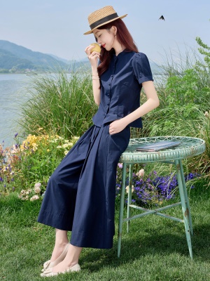 巨好看大方得体裙裤套装女2025夏季新款时尚减龄遮肉贵夫人两件套