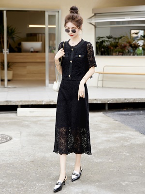 小香风成套搭配减龄套装女夏新款气质小个子高级感漂亮两件套裙装