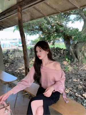 ByYou 秋季新款气质黑色西装半身裙侧开叉高腰包臀裙显瘦a字长裙