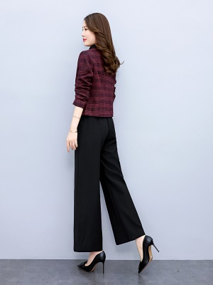 千鸟格小香风短款外套女2025春秋新款显瘦高端职业女神范上衣欧货