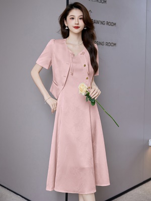 新中式流行薄西装套装裙女2025夏季新款干练气质巨好看职业两件套