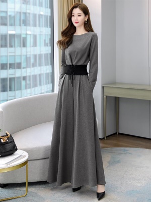 御姐女神范阔腿裤套装女2025年春秋新款气质减龄高级感名媛两件套