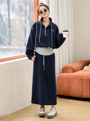 高端精致拼接卫衣套装女2025春季新款今年流行漂亮休闲运动两件套