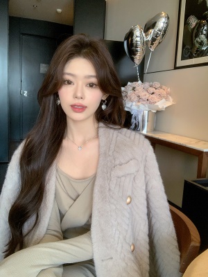 ByYou 秋冬新款性感方领长袖连衣裙中长款开叉包臀裙显瘦内搭裙子