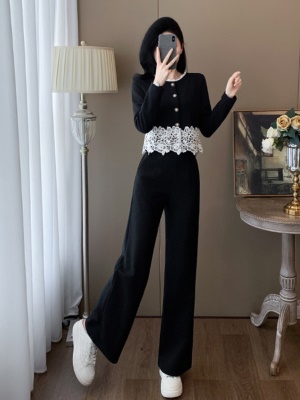 2025秋季新款时尚休闲气质穿搭一整套显瘦高级感小香风套装两件套