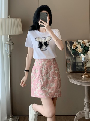 夏季新款休闲优雅两件套