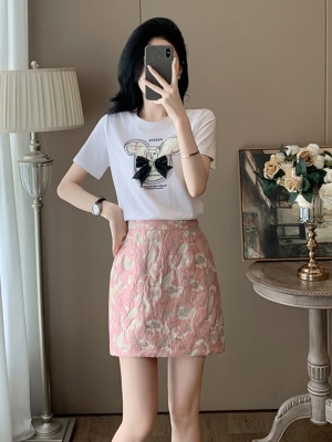 夏季新款休闲优雅两件套