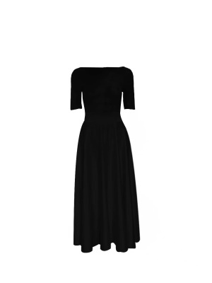 赫本风黑色套装女法式御姐风裙子两件套夏季气质醋酸半身裙高级感