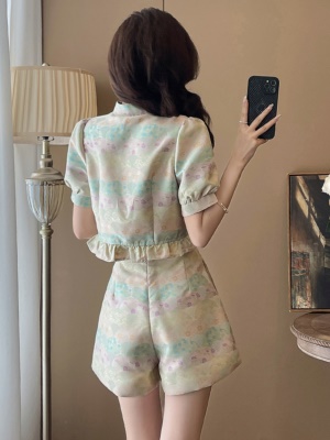 夏季新款显高显瘦优雅气质两件套