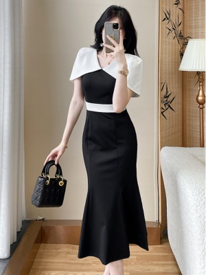 高级感晚礼服宴会轻奢小众高端气质包臀鱼尾连衣裙子女夏2025新款