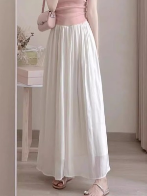 成套搭配减龄穿搭一整套装裙子女夏季洋气粉色上衣半身裙两件套裙