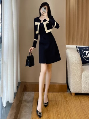 秋季穿搭配一整套2025新款小香风外套时尚套装裙高级感洋气两件套