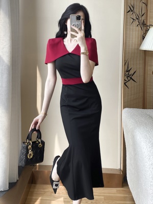 高级感晚礼服宴会轻奢小众高端气质包臀鱼尾连衣裙子女夏2025新款