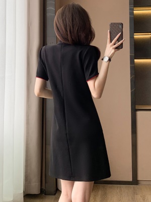 新中式国风连衣裙2025新款夏季高级感显瘦旗袍晚礼服小个子小黑裙