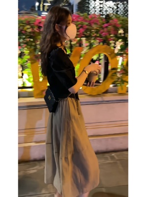 高级感气质穿搭小香风搭配半身裙套装两件套连衣裙子女夏2025新款