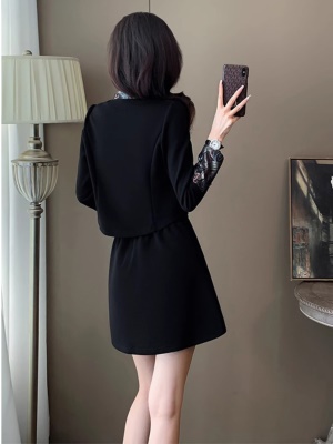 2025新款女中国风旗袍套装裙春装气质高级感小个子中式短裙两件套