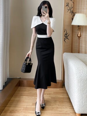 高级感晚礼服宴会轻奢小众高端气质包臀鱼尾连衣裙子女夏2025新款