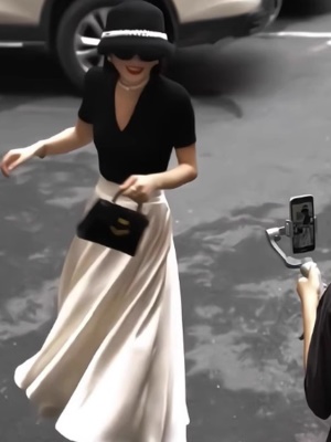 醋酸缎面长裙子显瘦a字杏色半身裙套装女2025新款夏装搭配一整套