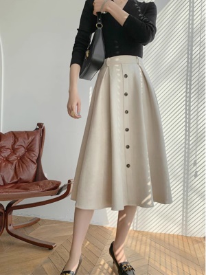 小香风套装裙女秋季新款洋气港风复古针织麂皮绒半身裙伞裙两件套