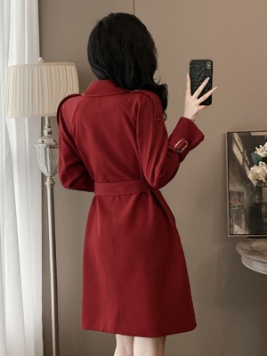 风衣外套女秋季中长款西装连衣裙2025新款高级感休闲时尚气质大衣