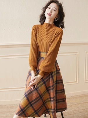 2025秋季新款小香风套装裙气质高级感名媛毛衣半身裙子两件套秋冬