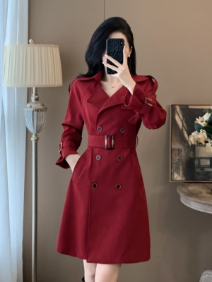 风衣外套女秋季中长款西装连衣裙2025新款高级感休闲时尚气质大衣