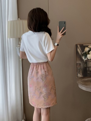 裙子套装轻奢高级感夏装搭配一整套时尚洋气绝美法式半身裙两件套