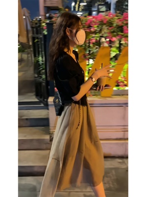 高级感气质穿搭小香风搭配半身裙套装两件套连衣裙子女夏2025新款