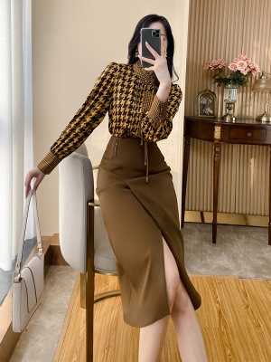 高级感气质名媛职业套装裙2025早秋装新款小香风连衣裙两件套秋季