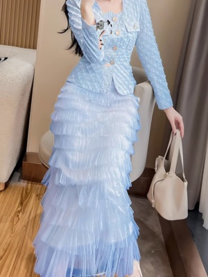 小香风套装裙秋季新款女时尚气质高端连衣裙两件套高级感宴会礼服