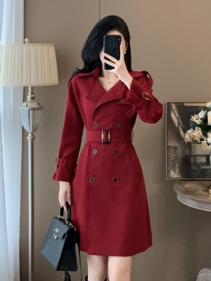 风衣外套女秋季中长款西装连衣裙2025新款高级感休闲时尚气质大衣