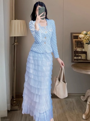 小香风套装裙秋季新款女时尚气质高端连衣裙两件套高级感宴会礼服