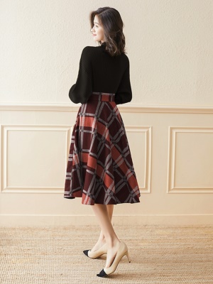 今年流行漂亮小香风套装裙气质高级感御姐毛衣半身裙子两件套秋冬