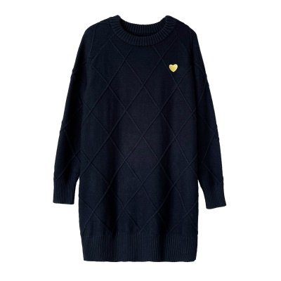 红色毛衣裙女本命年秋冬季小个子宽松针织打底连衣裙女新年圣诞款