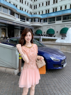 高级重工小香风连衣裙夏季女2025新款巨好看的裙子