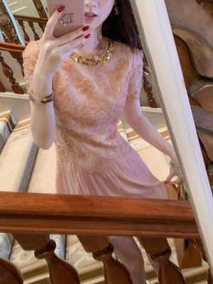 高级重工小香风连衣裙夏季女2025新款巨好看的裙子