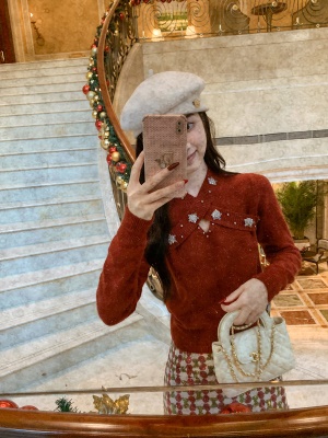 12月10号20:00-Update-定制宝石亮片毛毛拼接半身裙