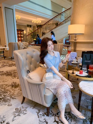 白色半身裙女2025新款夏日绝美亮片a字蕾丝裙蛋糕裙