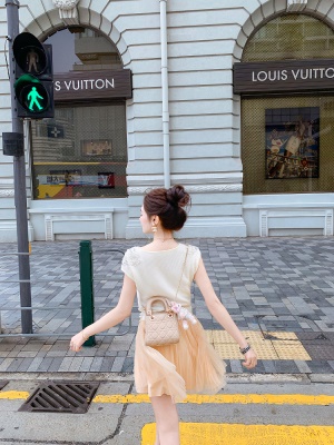 百褶半身裙女春夏新款网纱蓬蓬裙高腰短裙蛋糕裙子