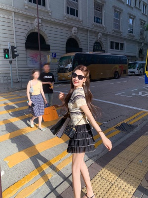 小个子黑色a字半身裙女夏季2025新款甜美百搭蛋糕裙