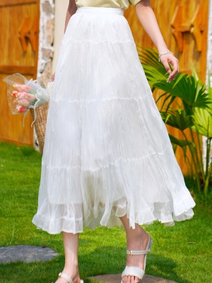 ATAR夏装新款女假两件露肩T恤2025宽松舒适时尚收腰显瘦短袖上衣